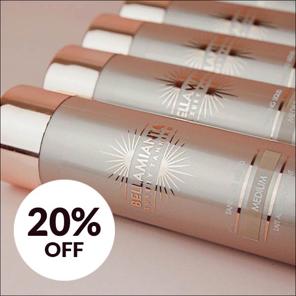 20% off fake tan