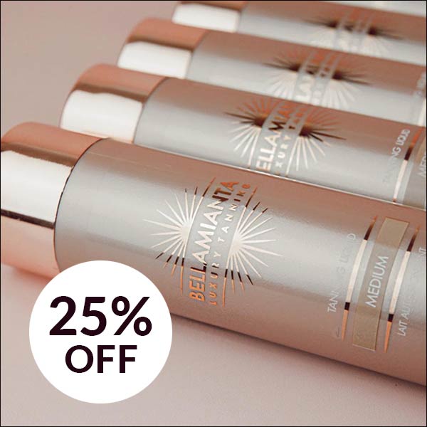 25% off fake tan